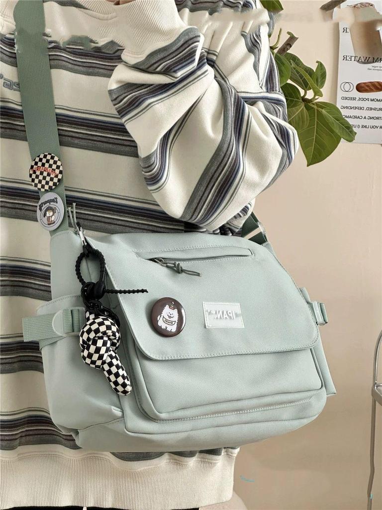 Повседневная студенческая сумка-мессенджер большой вместимости - в японском стиле, в корейском стиле