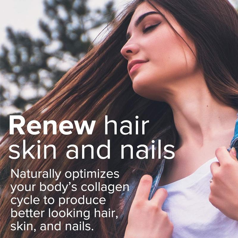 Unisex complex collagen capsules, supporting skin health, hair and nail growth, and joint health. Non-GMO, 120 capsules.