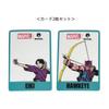 Small Planet Marvel Marzel Comic Pattern Blind Clear Card Set of 2 Complete Set of 8 Types