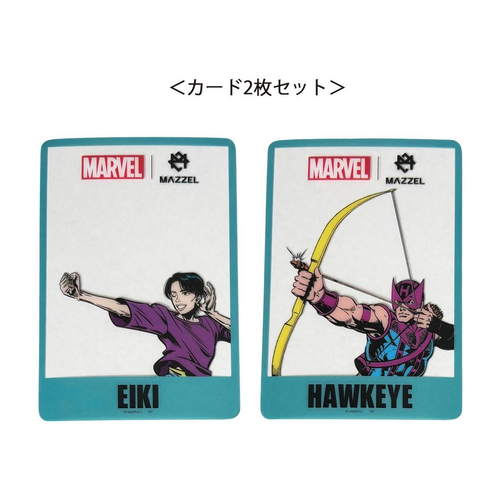 Small Planet Marvel Marzel Comic Pattern Blind Clear Card Set of 2 Complete Set of 8 Types