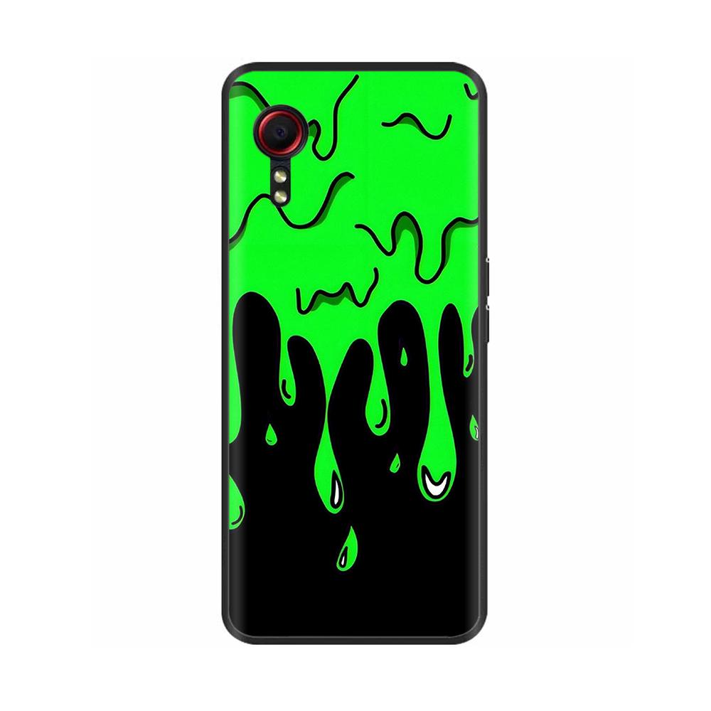 Чехол для Samsung Galaxy Xcover 7 Мягкий Гладкий Жидкий Силикон Мультяшный Корпус Телефона Для Samsung XCover7 Защитные TPU Задние Крышки