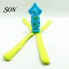 Small Medium Large Dog Toys Octopus Squid Chew Toy, Interactive Tug Squeaky Pet Molar Toy with Creative Shape Fabric Strips, Waterproof for