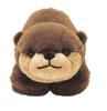 Sanei Boeki Original Plush Toy Moffly Animal Otter W17 X D34 X H11cm