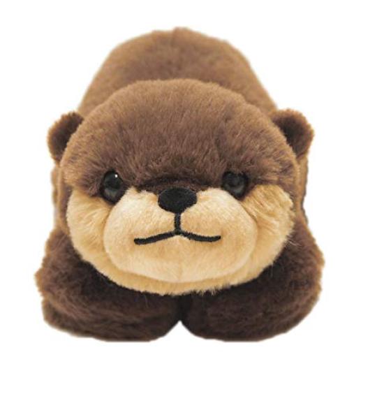 Sanei Boeki Original Plush Toy Moffly Animal Otter W17 X D34 X H11cm