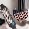Hot Heated Curling Brush Ceramic Tourmaline Negative Iron Hot Comb Fast Heating Household Ionic Curling Brush