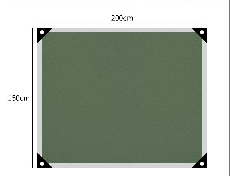 Влагостойкий напольный коврик для кемпинга на открытом воздухе, толстый коврик для пикника на пляже под палаткой, водонепроницаемый коврик, портативное тканевое оборудование для пола