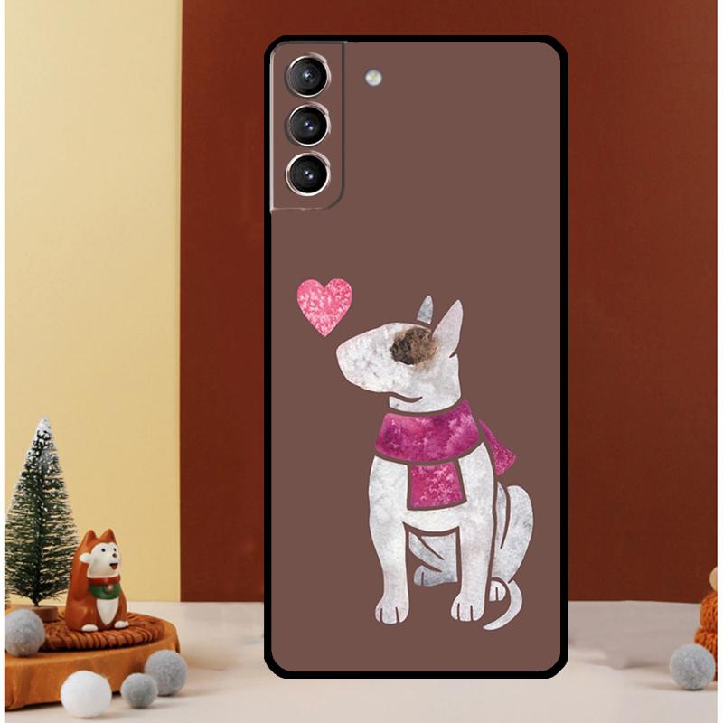 Чехол для телефона Bullterrier Bull Terrier Собака Для Samsung Galaxy S26 S25 Ultra S23 S20 FE S21 S22 S24 Plus S10 S25 FE Чехол Funda