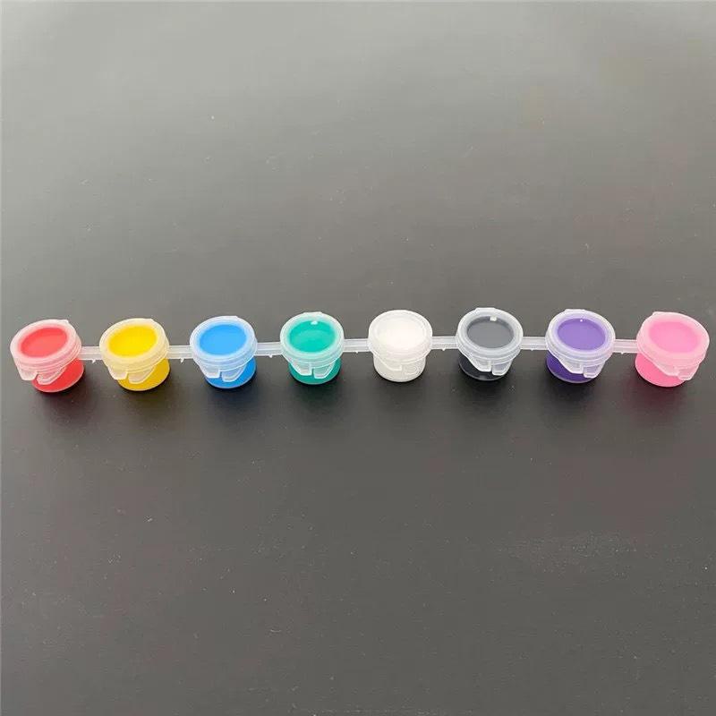 Набор акриловых красок 12 цветов для детей - Идеально для искусства в детском саду, граффити, рукоделия и росписи гипса