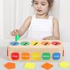 Shape Matching Wooden Color Classification Colorful Box Evil Child Toy Puzzle
