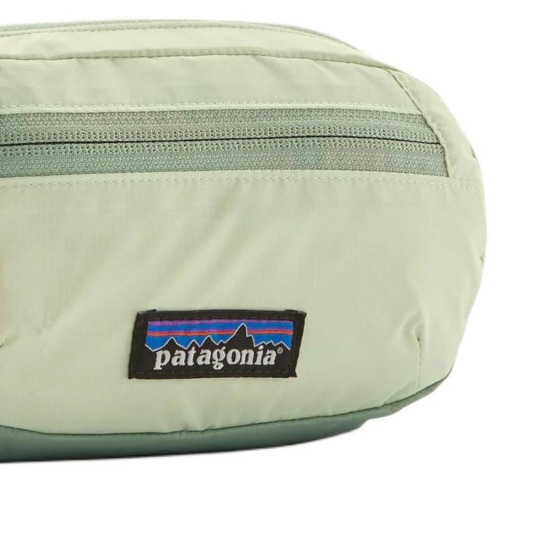Patagonia Terravia 1л Фирменный Логотип-Буква Мини-Поясная Сумка из Переработанного Нейлона Унисекс Поясная Сумка Цвет Лишайниково-Зеленый 49448-LNGR