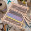 Weaving Kit Beginner Weaving Crafting Kit Reusable Yarn Knitting Tools Lightweight Hand-Knit Machine For Beginners Adults Kids