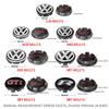 2025 Hot 4Pcs 56/65/66mm Car Wheel Center Hub Caps Badge Original Hubcaps For Volkswagen VW R GTI Golf 5 7 Caddy Passat b6 Polo
