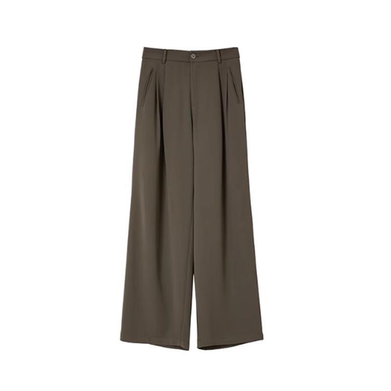 Sweet Basil Women's Draped Casual Long Pants