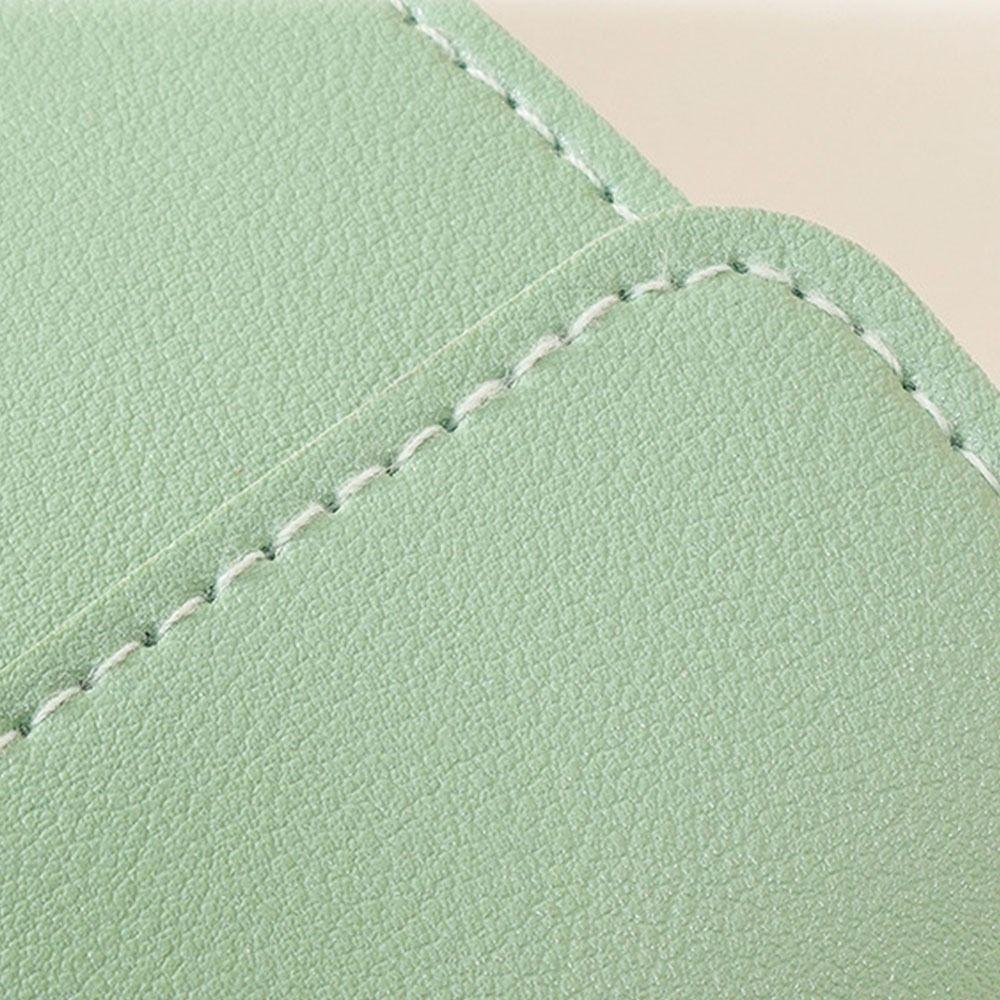 Solid Color PU Studs Earrings Storage Boxes Cortical Jewelry Storage Book Women
