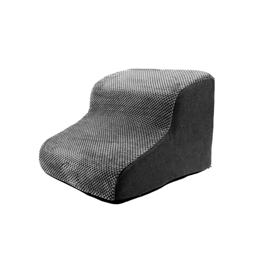 Curved Dog Stairs Ramp for High Beds Corduroy Pet Ramp Stairs for Small Dogs and Cats Ramp Step Wear Resistant Pet Supplies