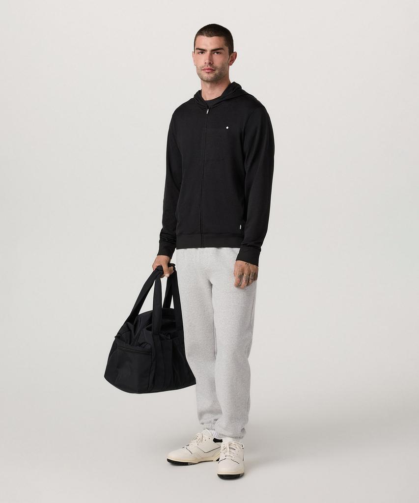[Men'S] Ponto Full Zip Hoodie_Black Vr16120009