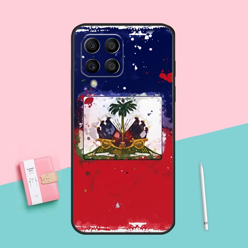 Haiti Haitian Flag For Samsung Galaxy M32 M52 M31 M16 M11 M21 M13 M33 M35 M53 M55 M15 M14 M34 M54 M12 M06 Case