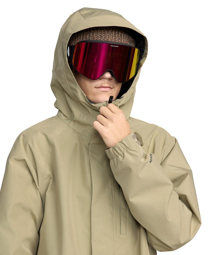 Volcom Men'S Dua Gore-Tex Jacket (Moss Green)
