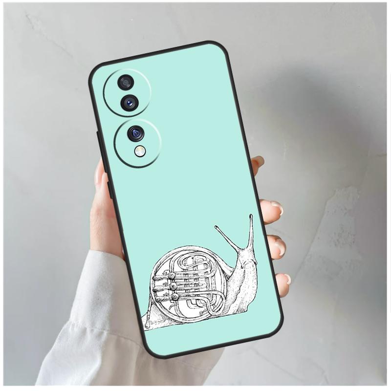 Мультяшный Чехол-Улитка Для Honor X9a X8a X6a X7a X6 X7 X8 X9 X9b X8b Honor 70 50 90 Lite Magic 5 6 Pro Чехол