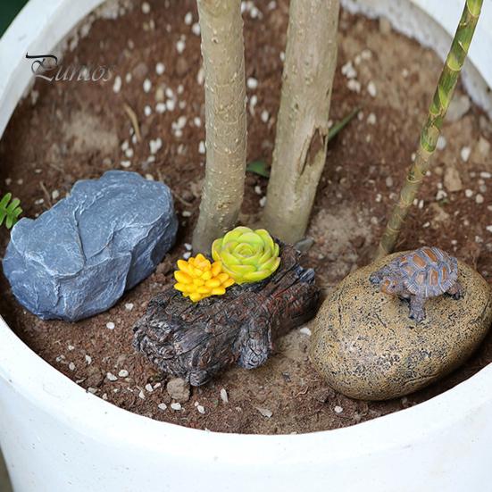 Садовый орнамент, тайник для ключей, имитация камня, дизайн, водонепроницаемая, безопасная, наружная, для хранения ключей, коробка для ключей из смолы