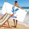 Пляжное полотенце с принтом Crystal Palace F.C., Большое, Мягкое, Быстросохнущее, для Пляжа, Кемпинга, Плавания