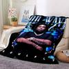 HOT Rod Wave 3D Print Rapper Star Soft Plush Blanket,Flannel Throw Blanket for Living Room Bedroom Picnic Bed Sofa Cover