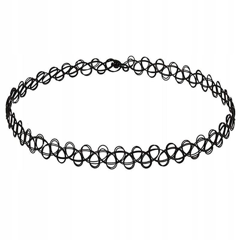 Classic Black Gothic Necklace Choker Gothic Ch12