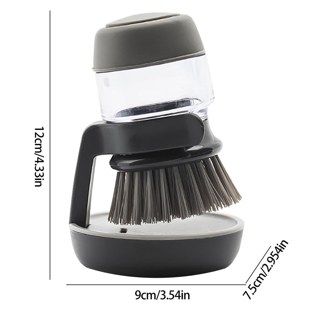 Щетка для мытья посуды с дозатором мыла Набор стеллажей для хранения кистей для рук Простая в использовании щетка для чистки кухни