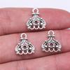 20шт серьги-коннектор Jewelri кулон античное серебро цвет 14х13мм