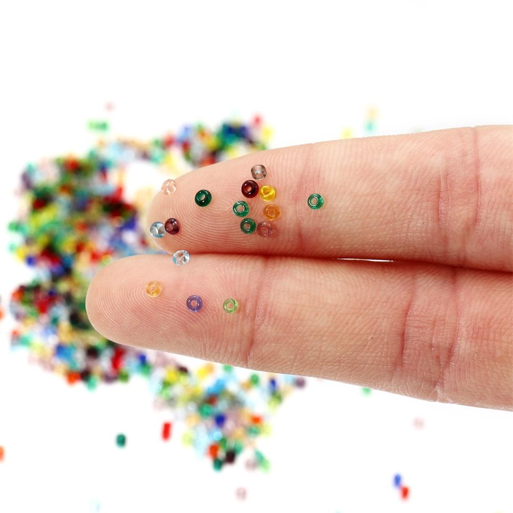 1800 шт./пакет стеклянные бусины чешские стеклянные бусины маленькие круглые свободные бусины браслет серьги для DIY ювелирных изделий аксессуары