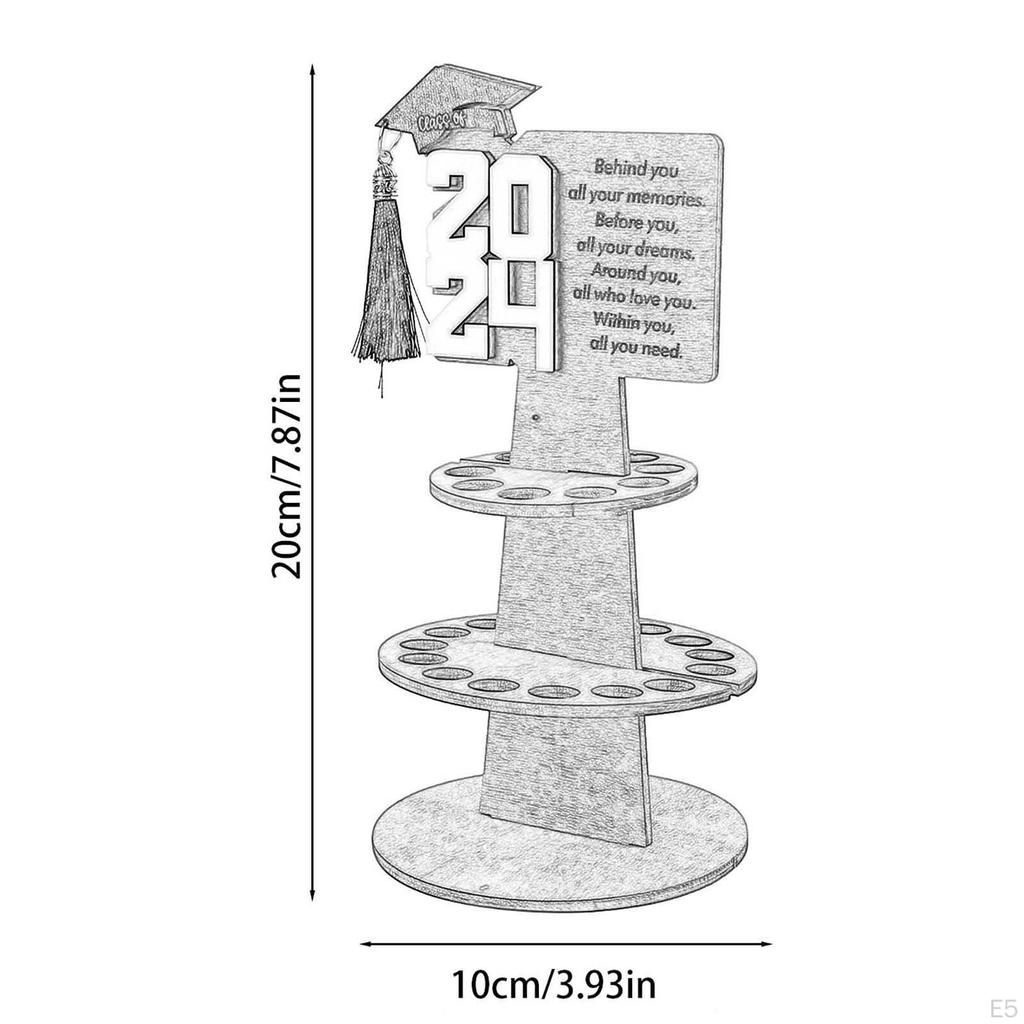 Подарок на выпускной держатель для денег, принадлежности для вечеринок, деревянное уникальное дерево, креатив