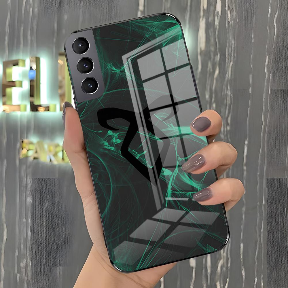 Чехол для телефона S-Shadowhunters Rune для Samsung A25 A13 A33 5G A54 A36 A35 A56 A52 A14 Ударопрочный стеклянный чехол