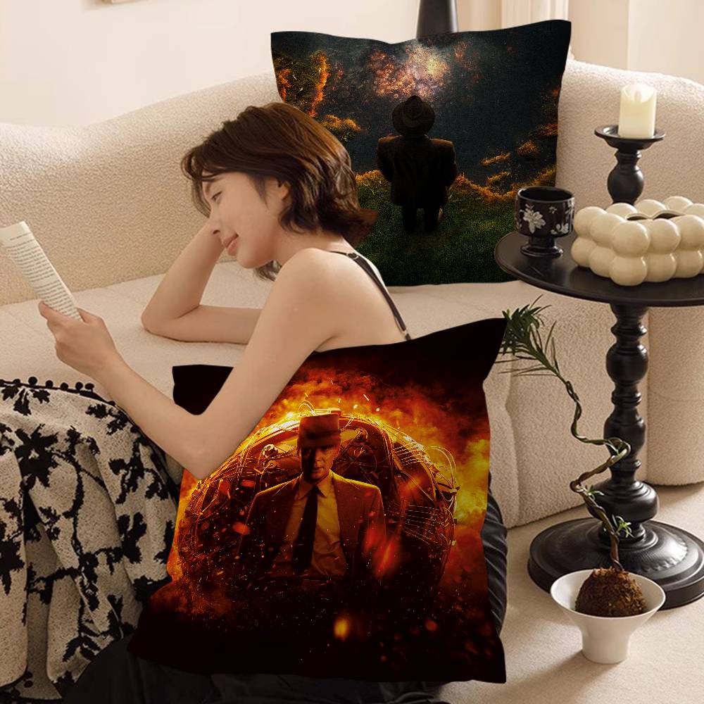 Classic Movie OOppenheimer Personalized Pillow Cover Kids Bedroom Wild Party Decor Pillowcase Kid Birthday Shower Gift