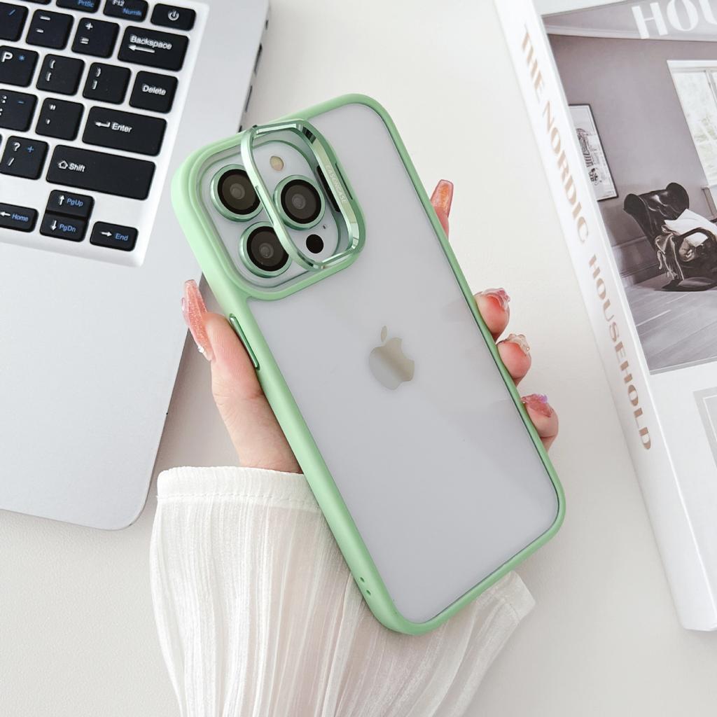 Metal Lens Bracket Suitable for IPhone 16 Pro Mobile Phone Case Apple 15 Titanium Gray with Lens Film Protective Case