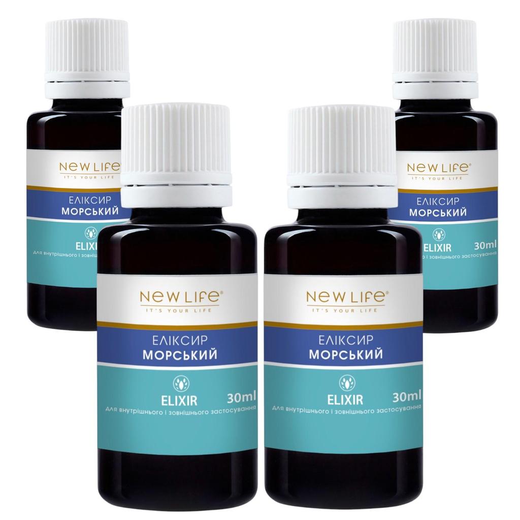 Elixir Sea Laminaria, Spirulina, Chlorella Dietary Supplement New Life