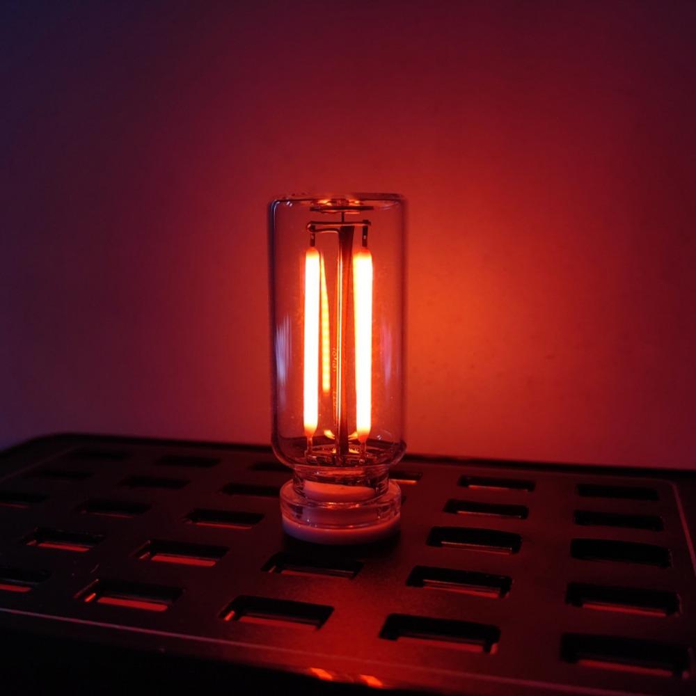 2Pcs Glass Material LED Filament Glass Bulb Eye Protection Retro Edison Bulb  Interior Decoration