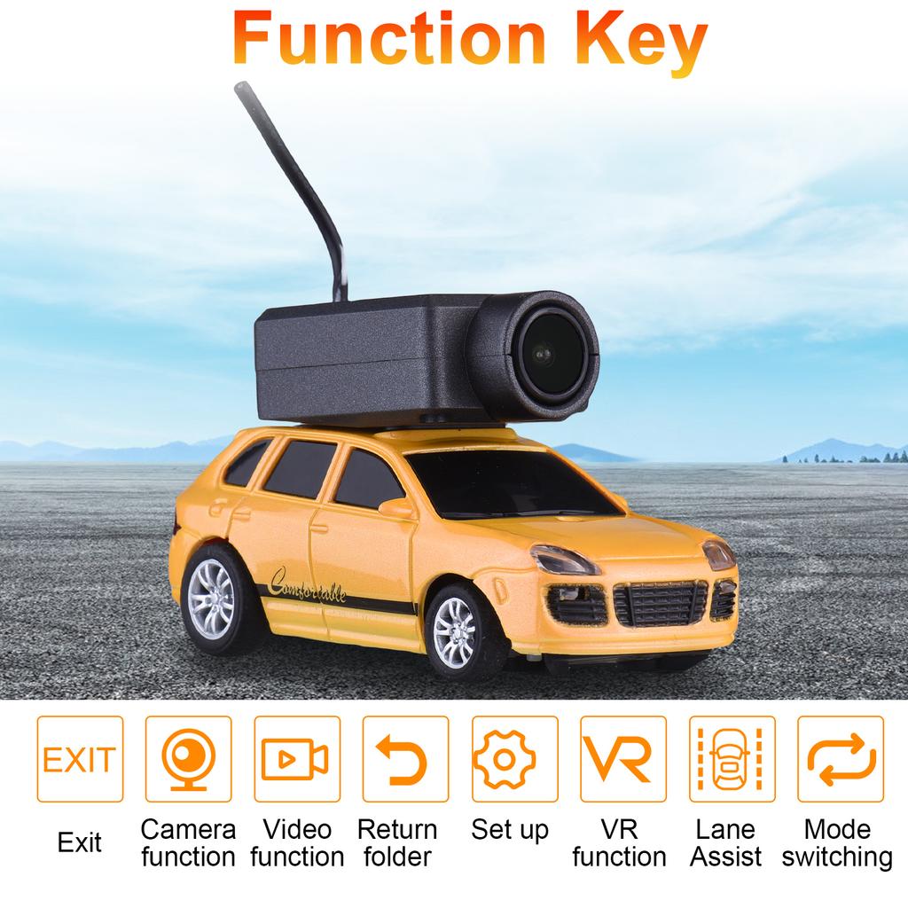 Remote Control Car with 720P HD WiFi Camera, Gyro, Ambient Lights, and VR Mode, Mini APP Controlled Toy for Boys Girls