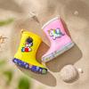 Детские дождевики с рисунком из мультфильма мальчики и девочки малыши студенты резиновые сапоги резиновые сапоги четыре сезона дети четыре сезона водная обувь