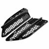 1 Pair Front Bumper Lower Fog Light Mesh Grill Left Right Compatible For 3 Series 318i 320i 325i