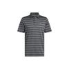 Logo Striped Short Sleeve Polo Shirt Men Tops Black Gray HR8008