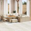 VidaXL 13-piece Garden Sofa Set Beige Polyrattan, Garden and Terrace, Modern Outdoor Furniture 3362056