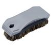 VIKING Leather Brush Horse Hair Car Cleaning Brush for Car Home Gray 6.5" X 2.8" X 2