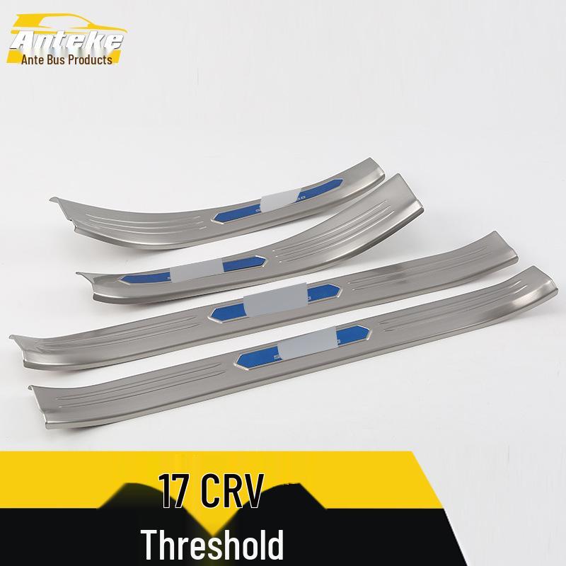 17 CRV Bright Sill & Bumper Antiscratch Scuff Strips