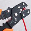 Terminal Crimping Pliers (for Both Faston and Bare Crimp Terminals) with Wire Cutting Function for Fine Wire Stripping. Universal Wire Crimper Strippe