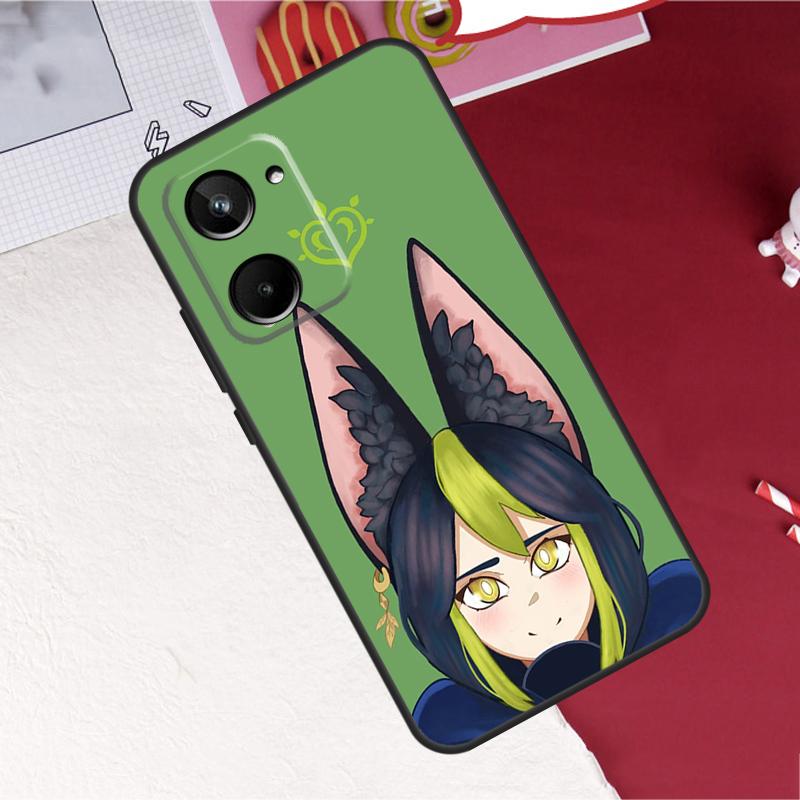 Чехол Genshin Impact Тигнари для Realme 10 Pro Plus 8 9 C35 C31 C30 C11 C15 C21Y C25Y GT Neo 3T 2T GT Neo 5