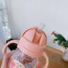 Outdoor Travel Cute Cartoon Portable Straw Drinkware Water Bottle Drinking Bottles Water Cup