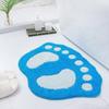 Cute Footprints Big Feet Bath Mats Pads Cartoon Style Toilet Non-slip Rug for Bathroom Carpet Floor Super Absorbent Mat Foot Rug