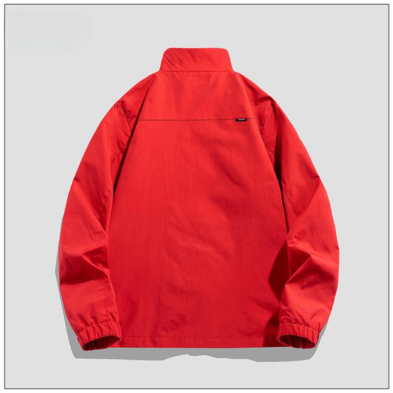 Мужские куртки в деловом стиле Весна и осень Деловая повседневная куртка с воротником-стойкой Модные тенденции в летном стиле Универсальные топы Ветровка
