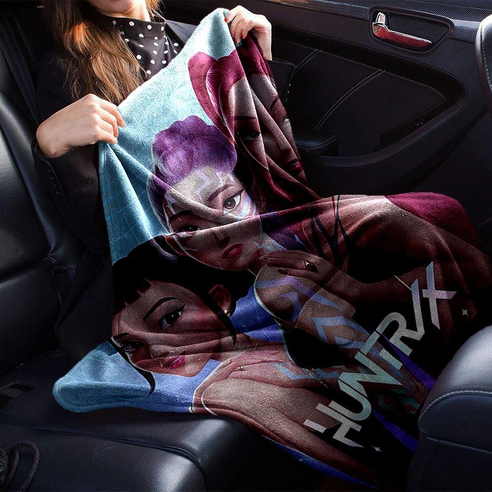 1pc hunter x (16) Blanket Soft Warm Throw for Home, Office, Travel All Season Cozy Bedding Gift, Office Cozy AccessoryB1
