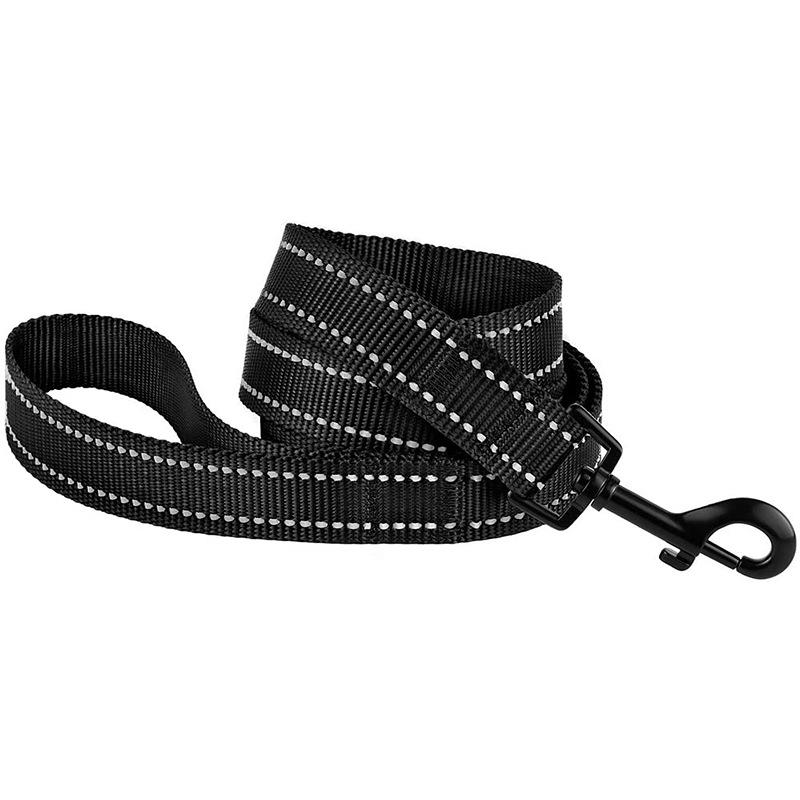 Classic Pet Leash Nylon Webbing Dog Leash Night Reflective Explosion-proof Dog Leashes for Medium and Large Dogs and Cats Outdoor Travel